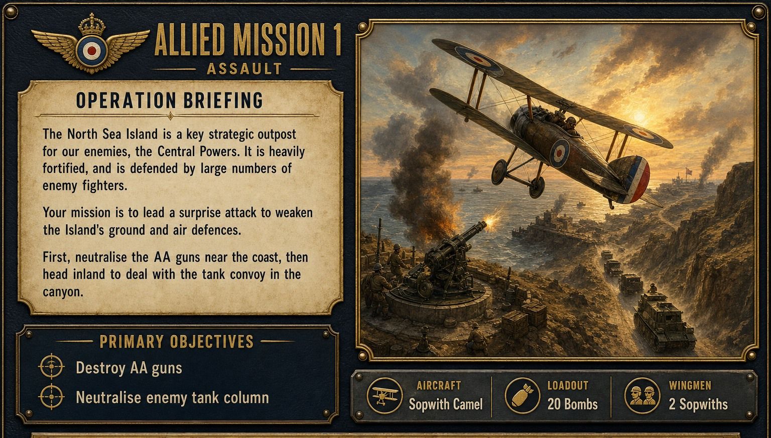 Briefing painting for Assault