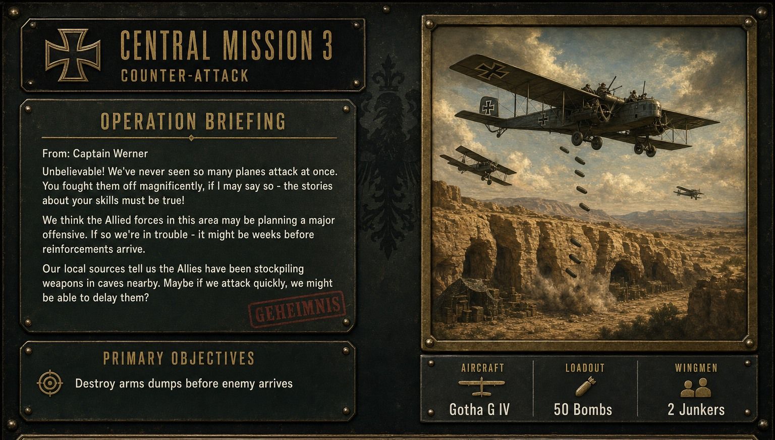Briefing painting for Counter-Attack