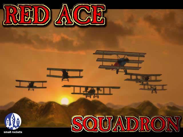 The original 2001 Red Ace Squadron title screen at 640 by 480